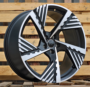 R20x9  5X112  ET  38  66.5  I5639  Black Polished Half Matt (MBHM)  For AUD  (P2)  ((AKC 130 Eur)) (1 foto / 1)