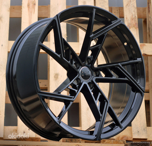 R18x8  5X112  ET  40  66.5  I5611  Black (BL)  For AUD  (K7)  (New ABT Style)