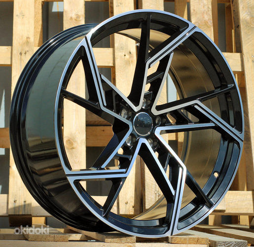 R20x9  5X112  ET  30  66.5  I5611  Black Polished (MB)  For AUD  (K3+Z4)  (New ABT Style)
