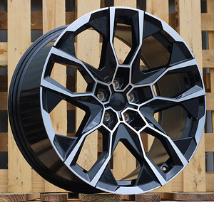 R22x9.5  5X112  ET  32  66.6  I5592  Black Polished (MB)  For BMW  (K8+Z7)  (NEW X7 (Rear+Front)) (1 foto / 1)