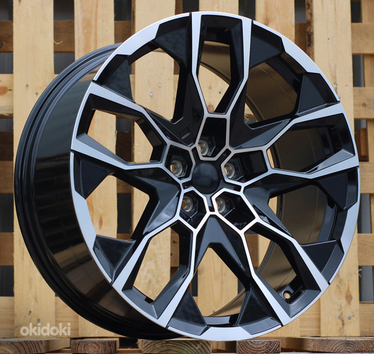 R22x9.5  5X112  ET  32  66.6  I5592  Black Polished (MB)  For BMW  (K8+Z7)  (NEW X7 (Rear+Front))