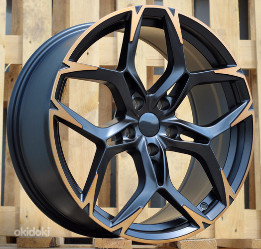 R19x8.5  5X112  ET  38  57.1  I5572  (FBX220)  Black Polished Half Matt Cooper (MBHMC)  For CUPRA  (M)  (HYBRID FORGED)