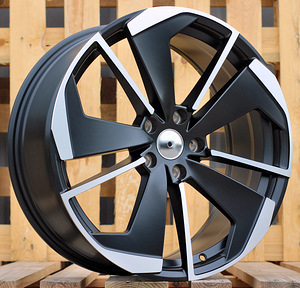 R19x8  5X112  ET  45  57.1  I5579  Black Polished Half Matt (MBHM)  For SKODA  (K7) (1 foto / 1)