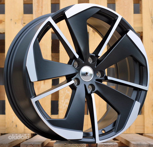 R19x8  5X112  ET  45  57.1  I5579  Black Polished Half Matt (MBHM)  For SKODA  (K7)