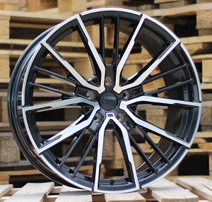 R20x9.5  5X112  ET  37  66.6  I5498  Black Polished (MB)  For BMW  (K3)  (Rear+Front) (1 foto / 1)