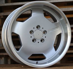 R16x7.5  5X112  ET  35  66.6  I5270  Silver+Polished Lip (SP)  For MER  (Z5+Z3)  (MONOBLOCK Style) (1 foto / 1)