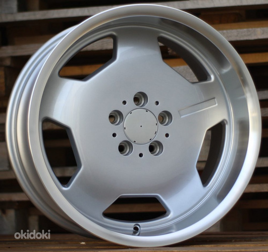R16x7.5  5X112  ET  35  66.6  I5270  Silver+Polished Lip (SP)  For MER  (Z5+Z3)  (MONOBLOCK Style)
