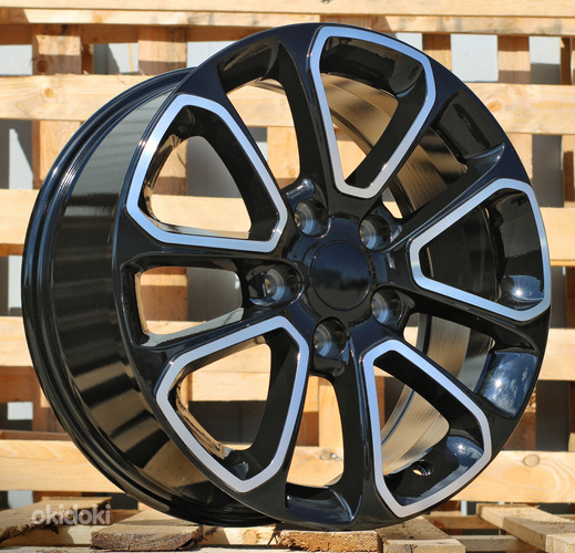 R18x8  5X127  ET  50  71.5  I5319  Black Polished (MB)  For JEEP  (M)