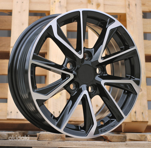 R15x6  5X114.3  ET  40  54.1  I5340  Black Polished (MB)  For TOYOT  (Z5)