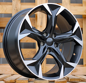 R18x8  5X112  ET  40  57.1  I5163  Black Polished Half Matt (MBHM)  For CUPRA  (P1+Z7) (1 foto / 1)