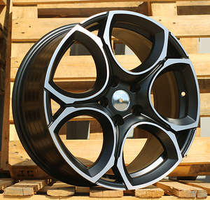 R17x7.5  5X112  ET  45  57.1  I5162  Black Polished Half Matt (MBHM)  For VW  (Z5)  (NEW Model) (1 foto / 1)