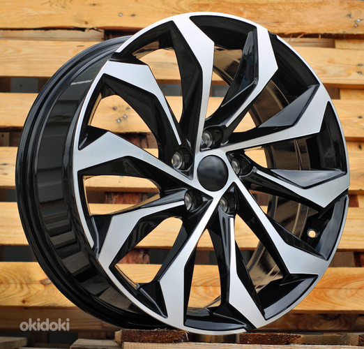R18x7.5  5X112  ET  40  57.1  I1139  Black Polished (MB)  For SKODA  (K8+Z4+Z7)  (Kodiaq New Model)