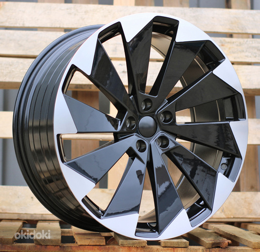 R18x8  5X112  ET  45  57.1  I1141  (YF1153)  Black Polished (MB)  For SKODA  (P1)  (HYBRID FORGED)