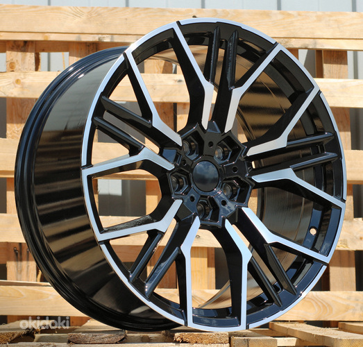 R20x8.5  5X120  ET  35  72.6  I0405  Black Polished (MB)  For BMW  (K3)  (Rear+Front)
