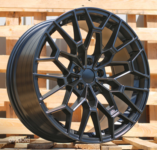 R20x9.5  5X112  ET  38  66.6  I0384  (BYD1883)  Black Half Matt (BLHM)  For BMW  (Z1)  (Rear+Front)