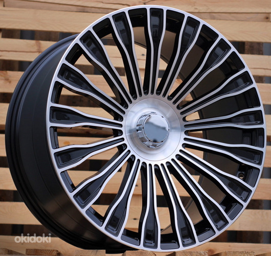 R21x9  5X112  ET  34  66.6  I0313  (BY1785)  Black Polished (MB)  For MER  (Z3)  (Rear+Front)