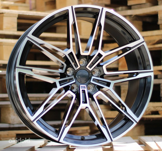 R20x9.5  5X112  ET  40  66.6  I0294  (FBX164)  Black Polished (MB)  For BMW  (A)  (HYBRID FORGED Rear+Front)