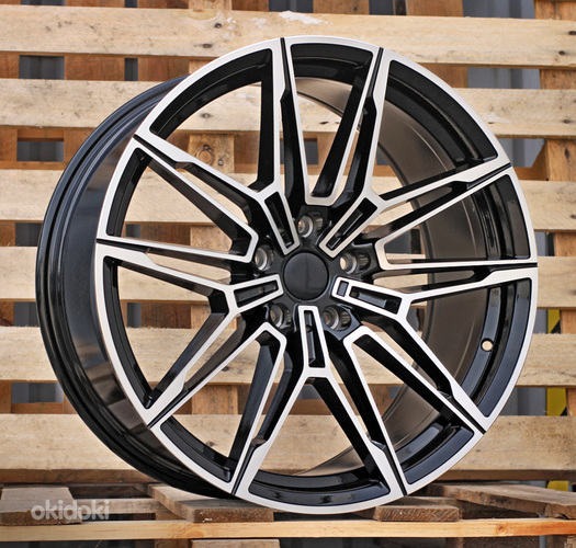 R18x9  5X120  ET  40  72.6  I0294  (BYD1677)  Black Polished (MB)  For BMW  (P1+Z2)  (Front+Rear)