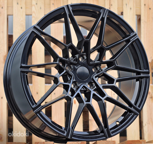 R18x8  5X120  ET  34  72.6  I0293  (Y1027)  Black (BL)  For BMW  (K2)  (Rear+Front)