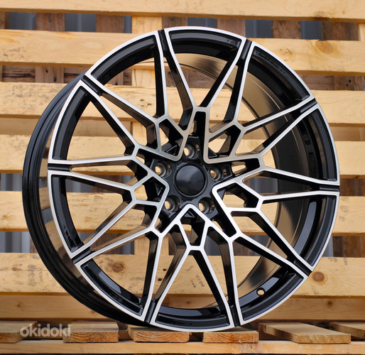 R18x9  5X120  ET  35  72.6  I0293  (8375R)  Black Polished (MB)  For BMW  (Z5)  (Rear+Front)