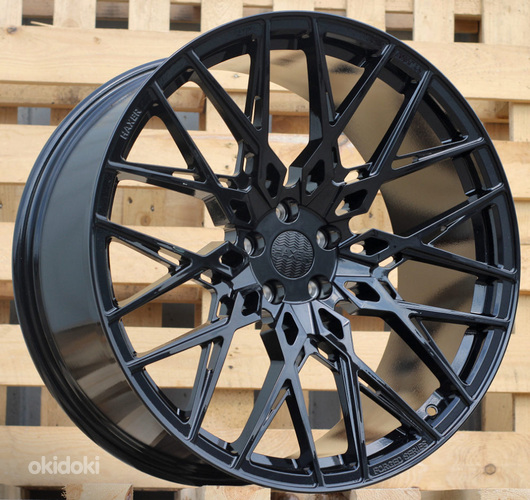 R23x11  5X112  ET  35  66.6  HXF03  Black (BL)  For HAXER  (K3)  (FORGED  (NEW Model) Rear+Front)