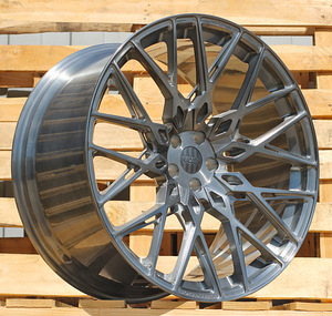 R23x11  5X112  ET  35  66.6  HXF03  Dark Brush Silver (DBS)  For HAXER  (K3)  (FORGED  (NEW Model) Rear+Front) (1 foto / 1)