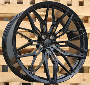 R22x9.5  5X112  ET  30  66.6  HXF02  Black (BL)  For HAXER  (K3)  (FORGED  (NEW Model) Rear+Front) (1 foto / 1)