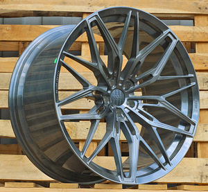 R23x11  5X112  ET  35  66.6  HXF02  Dark Brush Silver (DBS)  For HAXER  (K3)  (FORGED  (NEW Model) Rear+Front) (1 foto / 1)