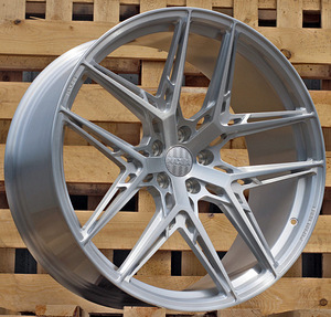 R22x10.5  5X112  ET  30  66.6  HXF01  Brush Silver (BS)  For HAXER  (K3)  (FORGED  (NEW Model) Rear+Front) (1 foto / 1)
