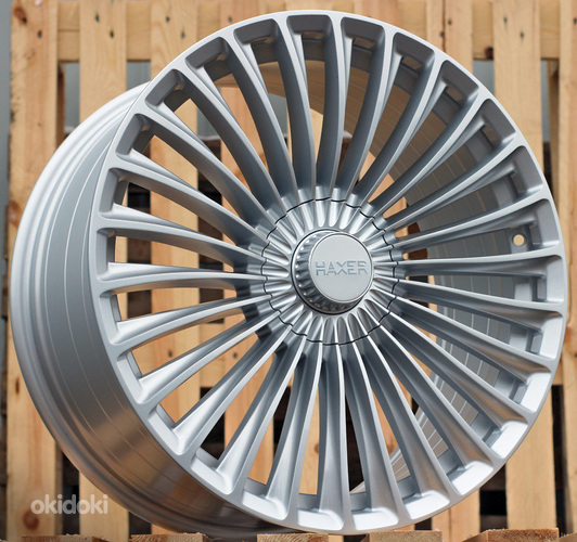 R20x9.5  5X112  ET  43  66.6  HX09F  Silver Shining (SS)  For HAXER  (K4)  (HYBRID FORGED (For car Mercedes Benz))