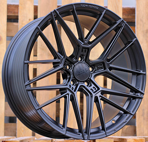 R19x8.5  5X112  ET  40  66.5  HX07F  Black Half Matt (BLHM)  For HAXER  (P2)  (HYBRID FORGED) (1 foto / 1)