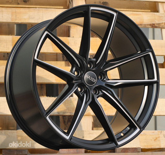 R20x8.5  5X112  ET  25  66.6  HX045  Black Half Matt (BLHM)  For HAXER  (Z2)  (Milling)