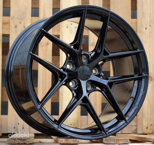 R19x8.5  5X112  ET  30  66.5  HX044  (IN6130)  Black (BL)  For HAXER  (Z6)