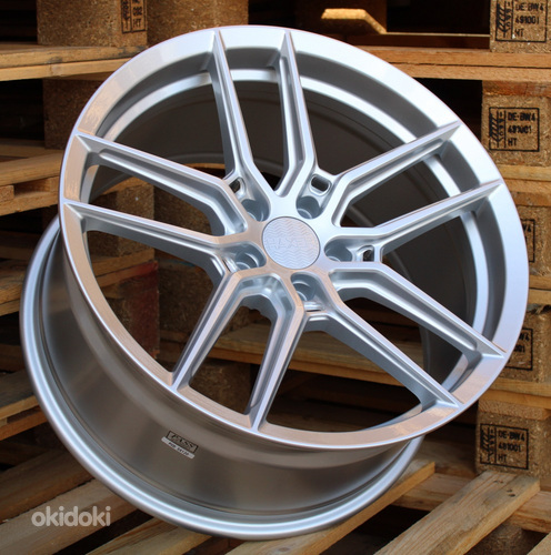 R20x10  5X120  ET  42  72.6  HX037  Silver Shining (SS)  For HAXER  (K7)  (HYBRID FORGED MILLING)