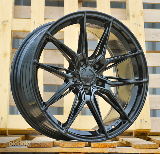 R17x8  5X105  ET  38  56.6  HX036  (A5581)  Black (BL)  For HAXER  (P)