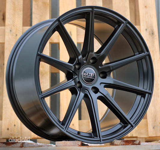 R19x10  5X120  ET  35  72.6  HX034  (B5797)  Black Half Matt (BLHM)  For HAXER  (K4+K2)  (Rear+Front)