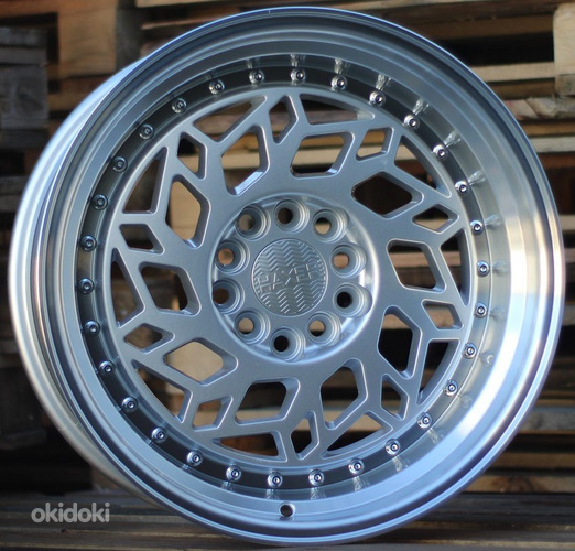 R17x8  10X112/120  ET  30  74.1  HX027  Silver+Polished Lip (SP)  For HAXER  (R)
