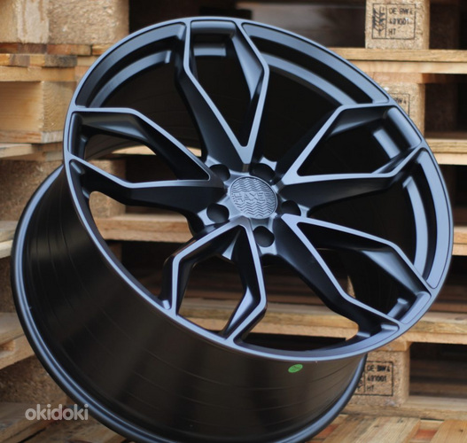 R21x10.5  5X120  ET  40  72.6  HX021  (3S104B)  Black Half Matt (BLHM)  For HAXER  (P)  (Rear+Front HYBRID FORGED)