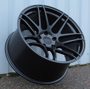 R19x9  5X120  ET  20  74.1  HX020  (SSA04)  Black Half Matt (BLHM)  For HAXER  (P+Z4+Z1)  (Rear+Front) (1 foto / 1)