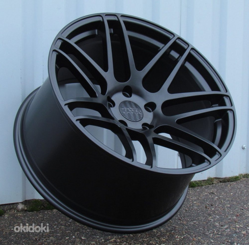 R19x9  5X120  ET  20  74.1  HX020  (SSA04)  Black Half Matt (BLHM)  For HAXER  (P+Z4+Z1)  (Rear+Front)
