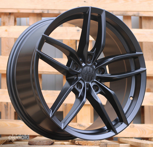 R19x8.5  5X130  ET  40  71.5  HX017  (BYD1407)  Black Half Matt (BLHM)  For HAXER  (K7)  ((AKC 95 Eur))