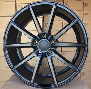 R18x9  5X112  ET  38  66.5  HX014  (QC2211)  Black Half Matt (BLHM)  For HAXER  (K7)  ((Rear+Front)(AKC 85 Eur)) (1 foto / 1)