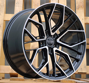R20x10.5  5X120  ET  30  72.6  HX015F  (3S5981)  Black Polished (MB)  For HAXER  (K2)  (HYBRID FORGED (Rear+Front)) (1 foto / 1)