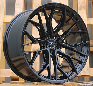 R22x10.5  5X112  ET  18  66.5  HX015F  (3S5981)  Black (BL)  For HAXER  (P)  (HYBRID FORGED) (1 foto / 1)
