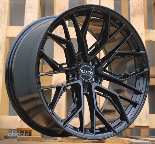 R22x10.5  5X112  ET  18  66.5  HX015F  (3S5981)  Black (BL)  For HAXER  (P)  (HYBRID FORGED)