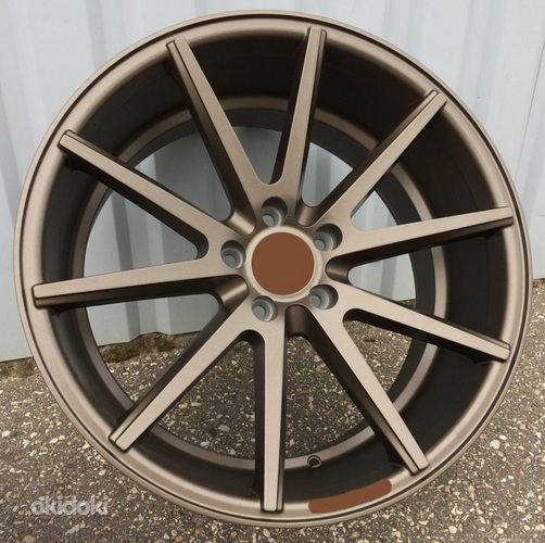 R18x9  5X120  ET  35  72.6  HX014  (QC2211)  Machine Bronze (YM)  For HAXER  (P)  (Rear+Front)