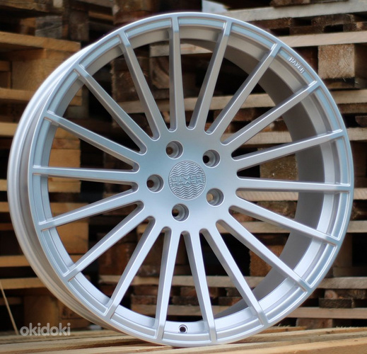 R22x9  5X112  ET  30  66.6  HX010  Silver (SI)  For HAXER  (K4)  (Rear+Front)