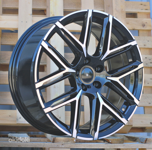R22x10  5X112  ET  18  66.5  HF736  Black Polished (MB)  For AUD  (Z5)  (HYBRID FORGED New Model)
