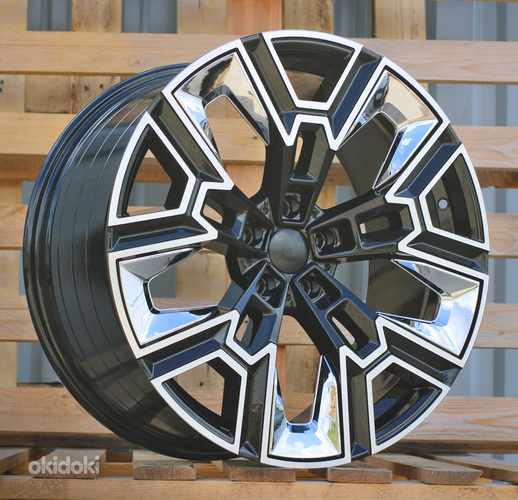 R20x10  5X112  ET  46  66.6  HF5220  Black Polished (MB)  For BMW  (Z6+K3)  (HYBRID FORGED Rear+Front)