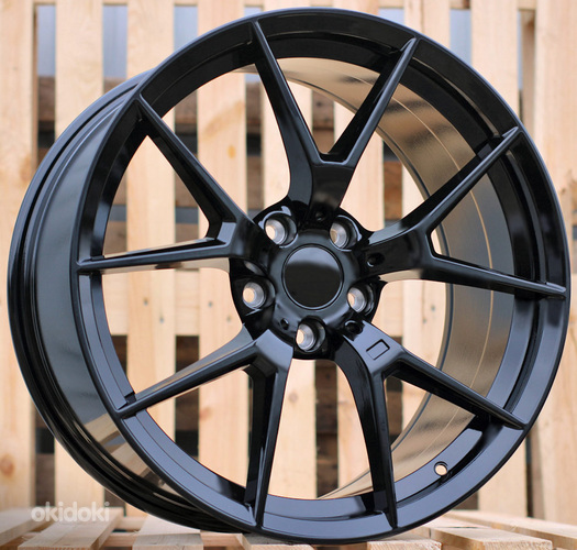R20x8.5  5X112  ET  26  66.6  HE761  Black (BL)  For BMW
